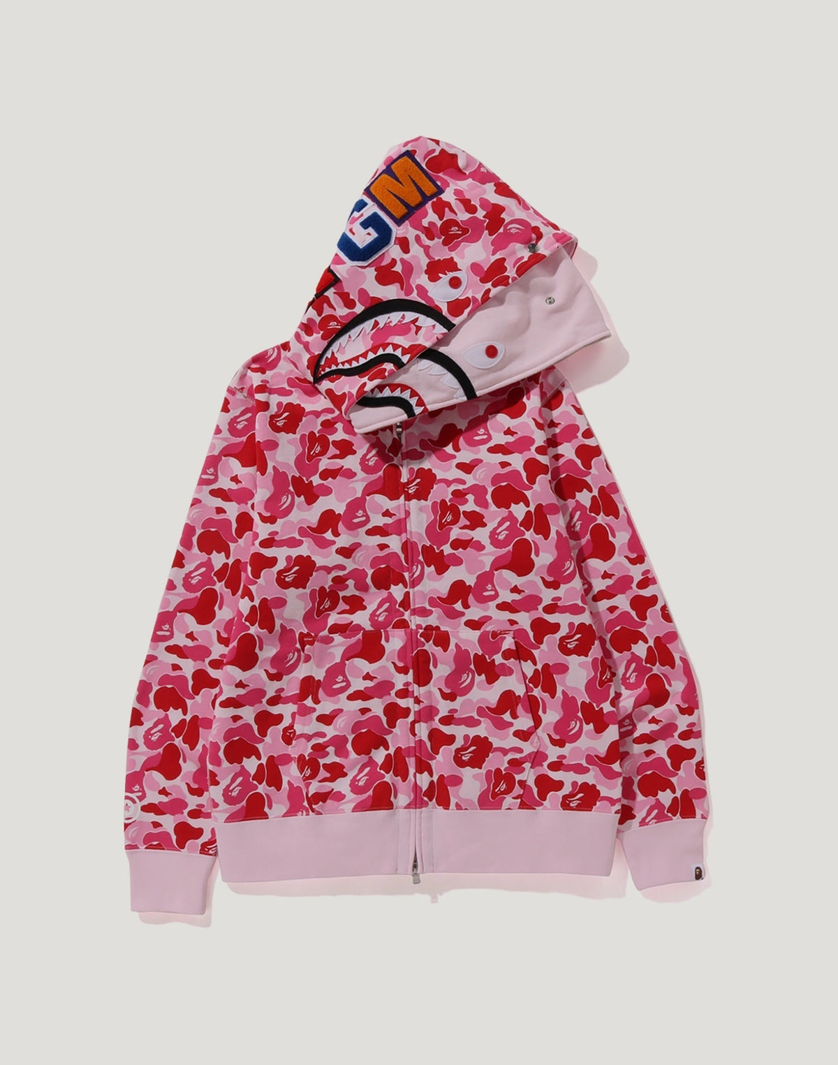 ABC CAMO DOUBLE SHARK FULL ZIP HOODIE MENS