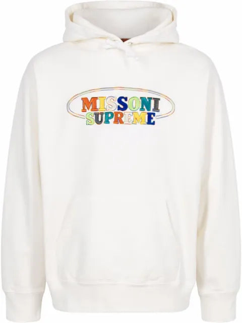 Supreme x Missoni logo-embroidered hoodie "FW21"