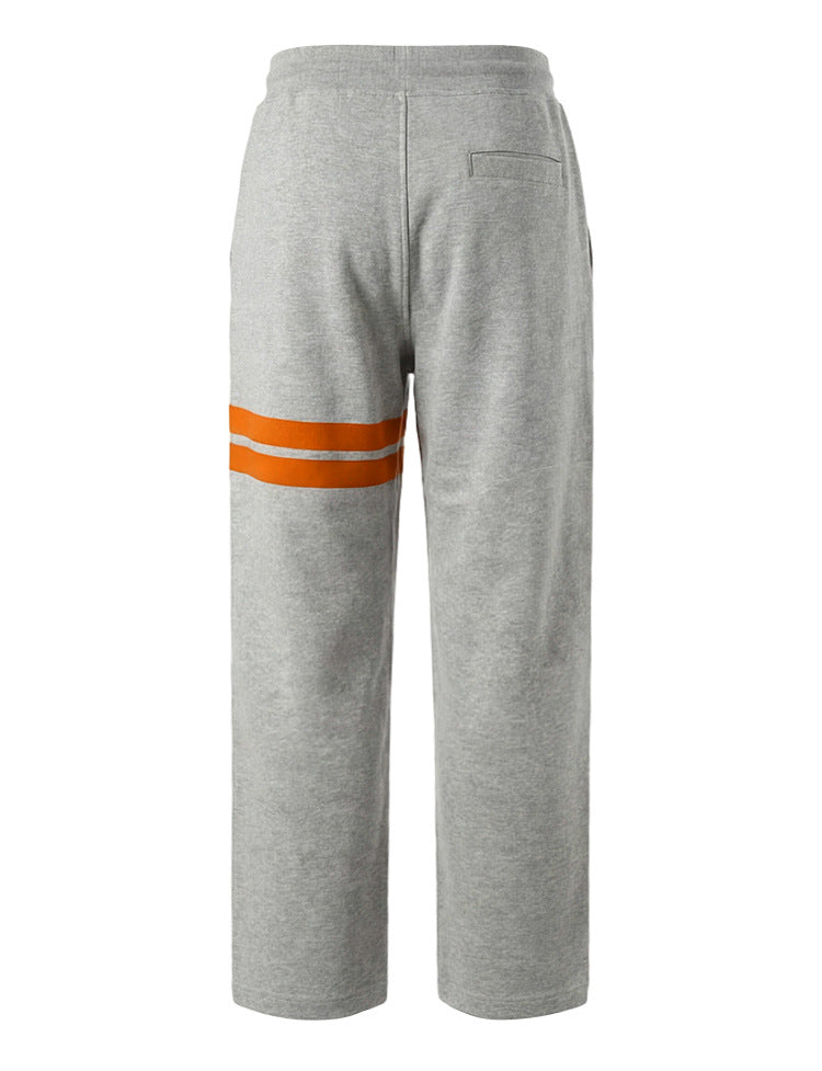 Thom Browne Style Casual Unisex Sweatpants with Signature Four-Bar Detail