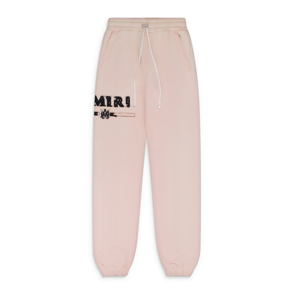 Silver/Pink MA Bar Applique Sweatpant