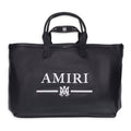 Black Nappa Logo Embroidery Tote Bag