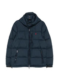 Polo Ralph Lauren logo-embroidered hooded coat