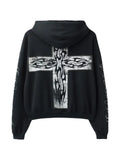HELLSTAR graphic-print zip-up hoodie