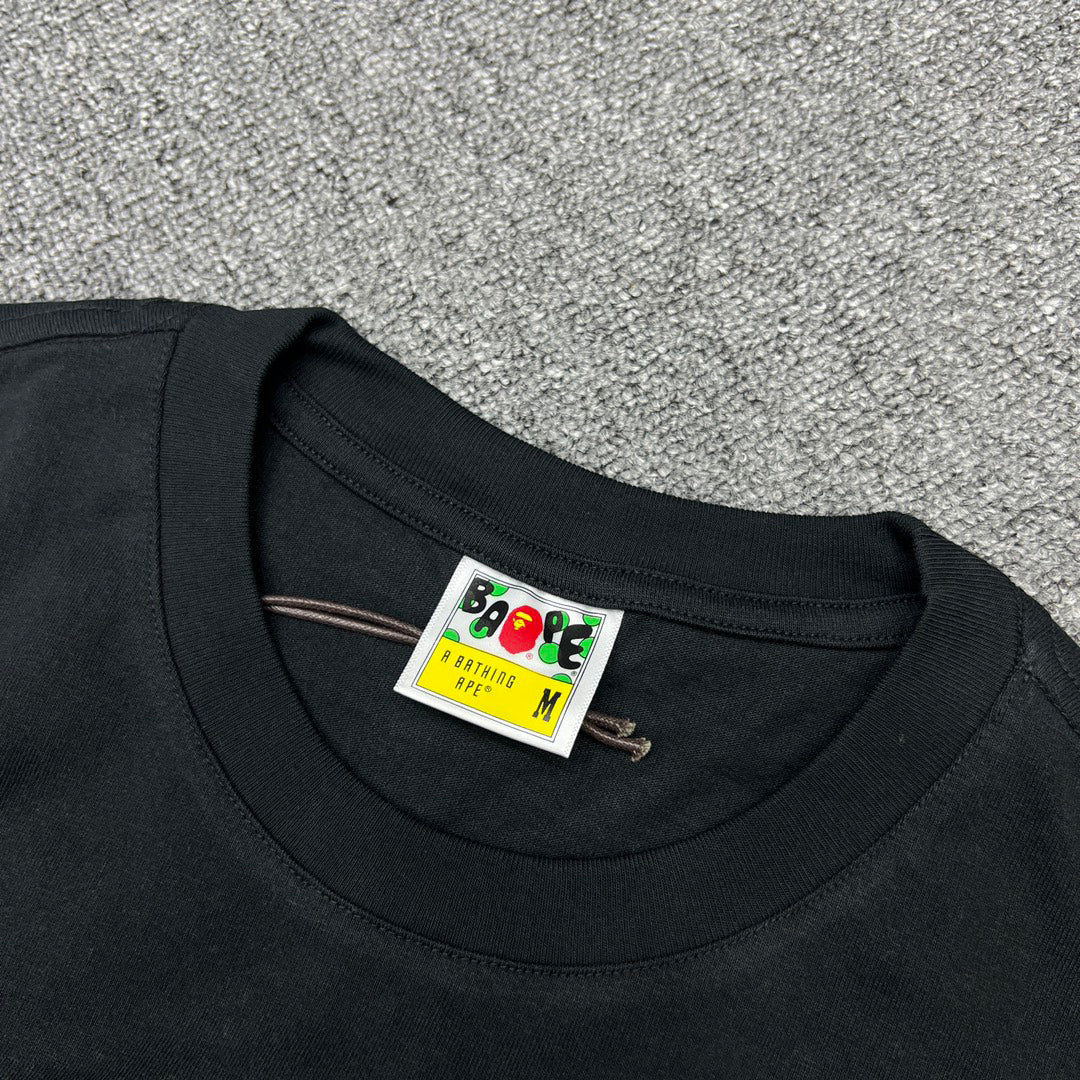 BAPE Los Angeles Exclusive Smoking Ape Head Cuban Chain Cigar OG Tee Oversized Unisex T-Shirt