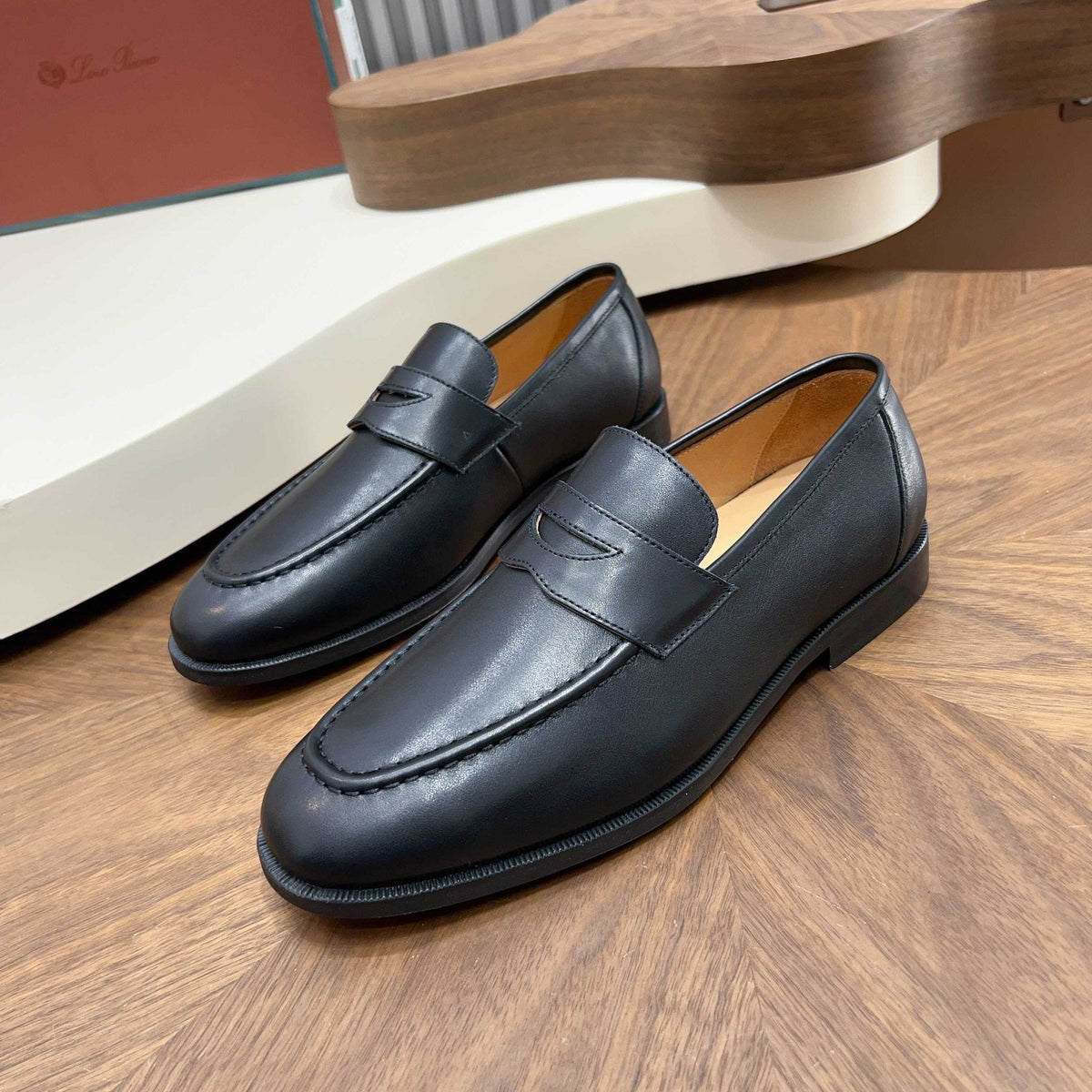 Men's Leather Penny Loafers