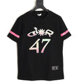 Dior 47 Gradient-Style Lettering Short-Sleeve T-Shirt - Black